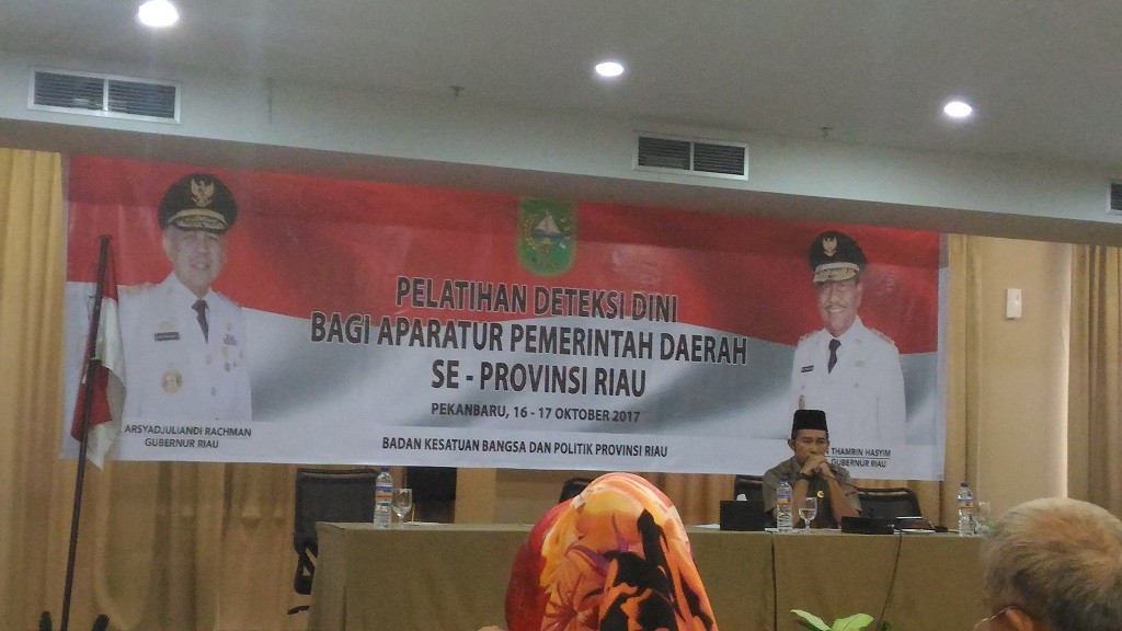 PELATIHAN DETEKSI DINI BAGI APARATUR PEMDA SE PROVINSI RIAU